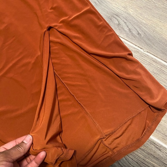 Halter dress w/split - Picture 2 of 2